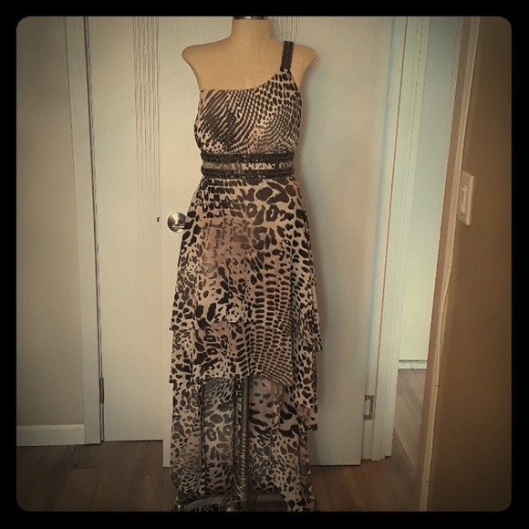 High-Low One-Shoulder Dress* - Picture 1 of 4